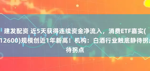 建发配资 近5天获得连续资金净流入，消费ETF嘉实(512600)规模创近1年新高！机构：白酒行业触底静待拐点